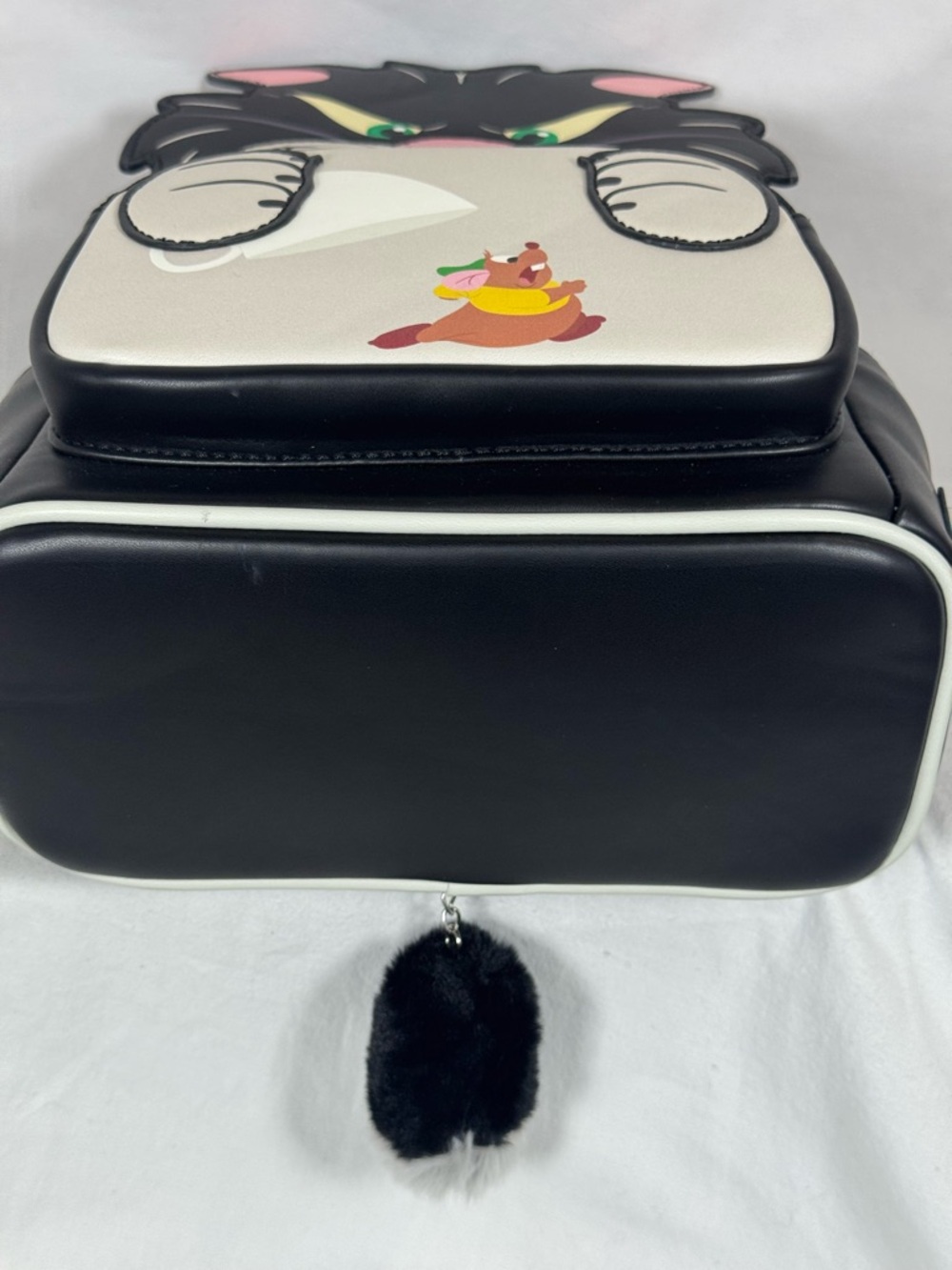 NWT Loungefly LASR X Disney Cinderella Lucifer and Gus Gus mini backpack - Picture 11 of 15